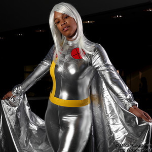 X-Men Storm Ororo Munroe Cosplay Costume Silver